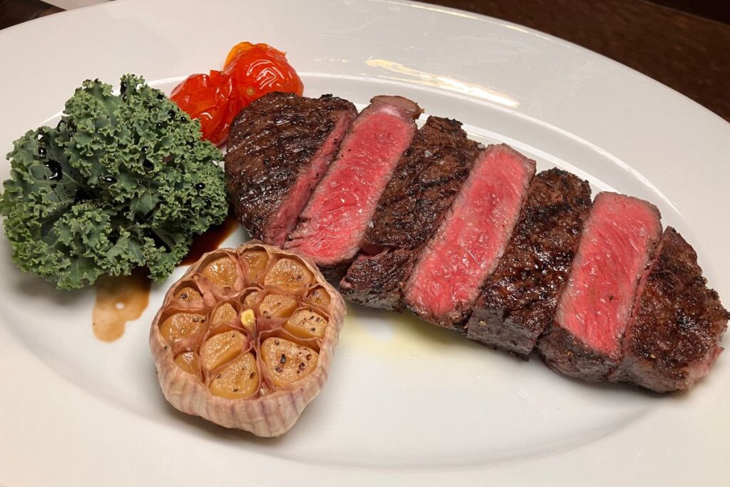 Grand Hyatt Steakhouse review: sharp steak cuts and sides in a restaurant deserving a modern makeover Grand Hyatt Steakhouse review