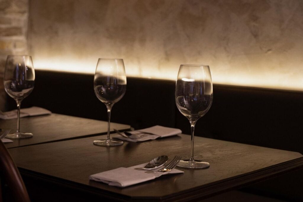 La Volta glasses and tableware