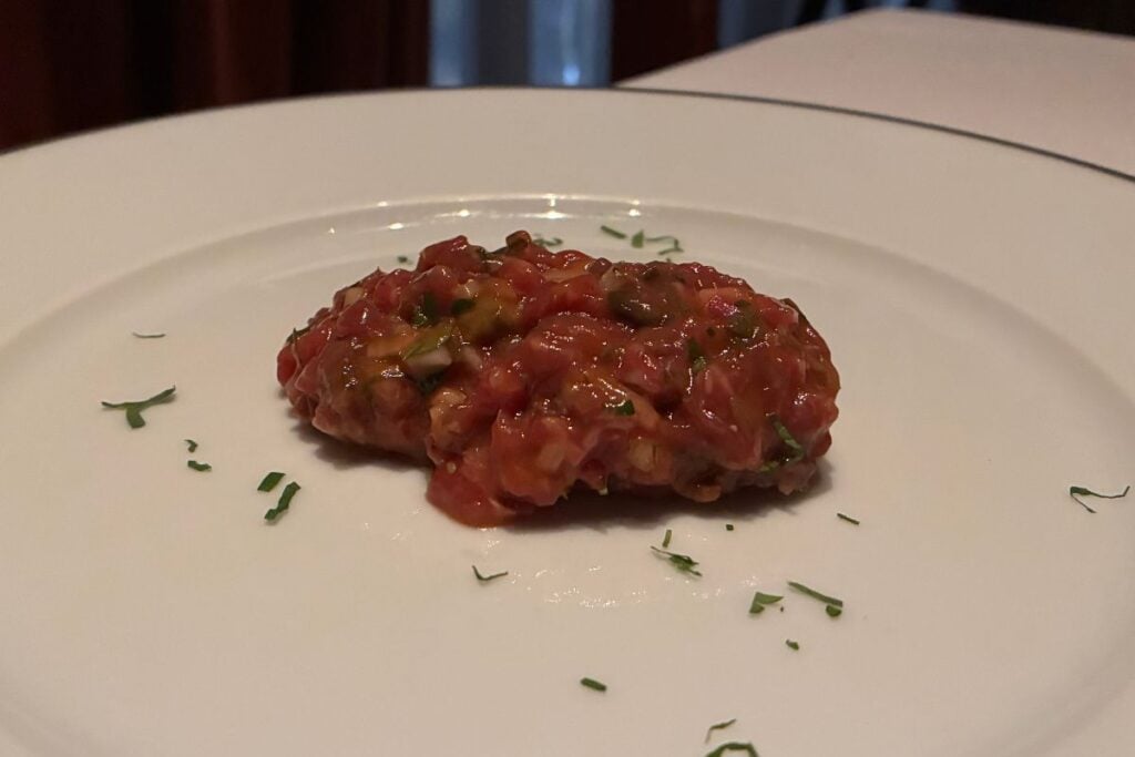 Hugo's TST restaurant review steak tartare