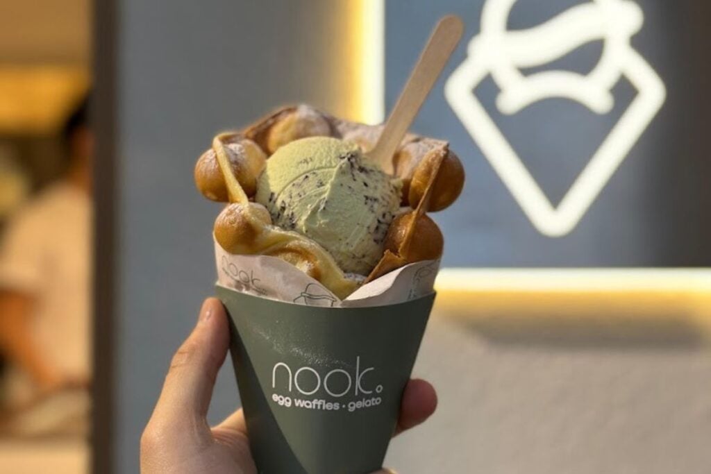 NOOK. The best egg waffles in Hong Kong