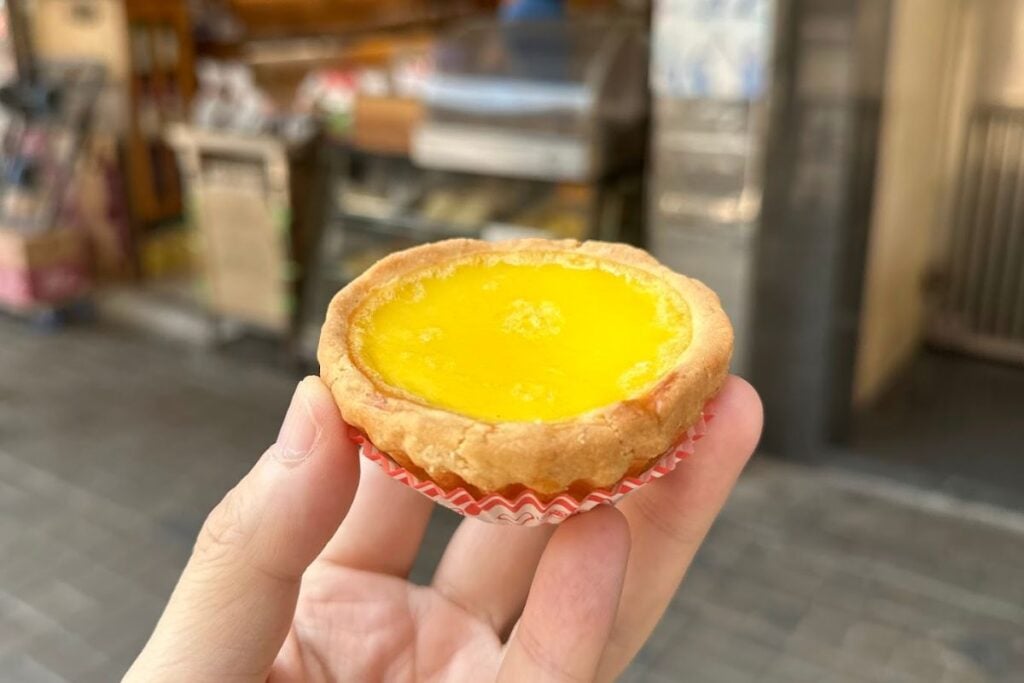San Hing best egg tarts in Hong Kong