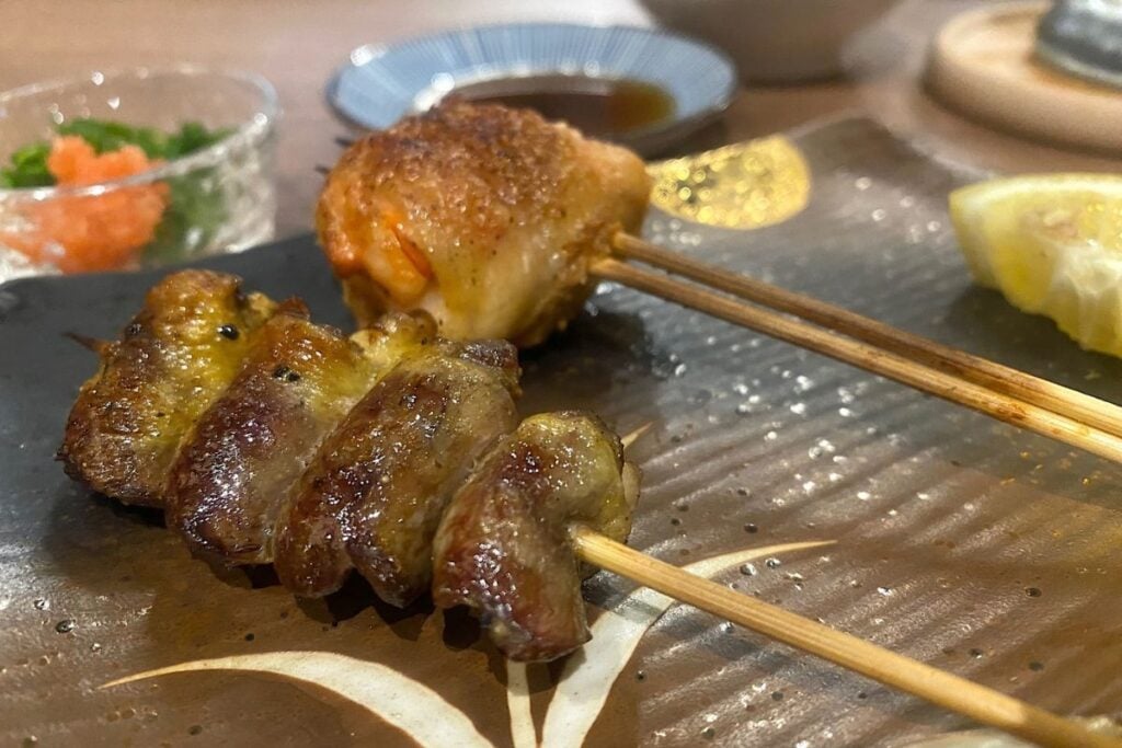 YŪJŌ review: new modern izakaya shows creative potential in Wan Chai 4 skewers YŪJŌ review