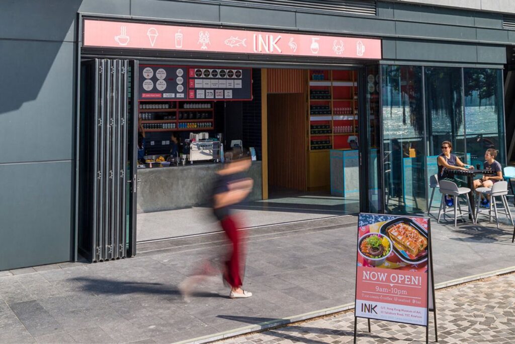 outdoor restaurants al fresco dining Hong Kong INK Cafe