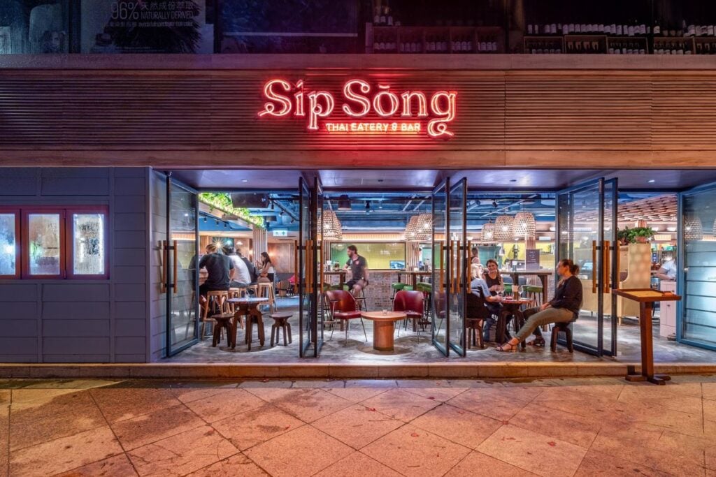 outdoor restaurants Hong Kong al fresco dining Sip Song