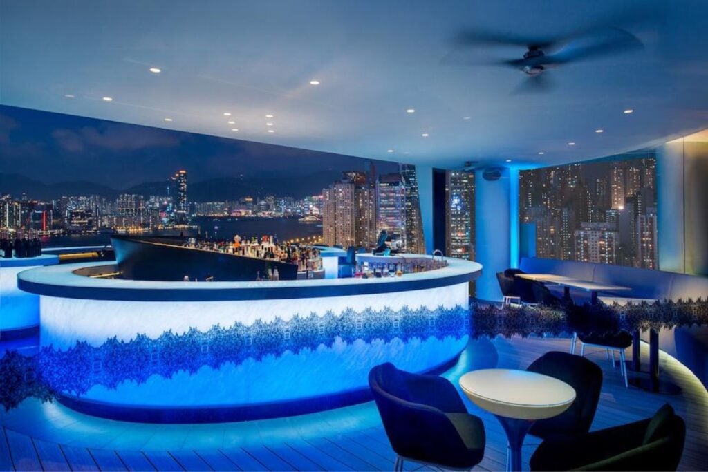 The 32 best bars in Hong Kong to visit in 2026, from dive bars to fine mixology 14 32 best bars SKYE view from bar