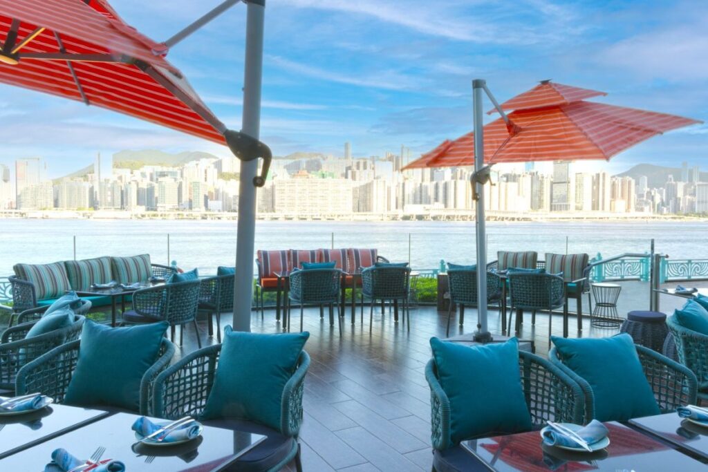 al fresco dining outdoor restaurants hong kong The Bayside