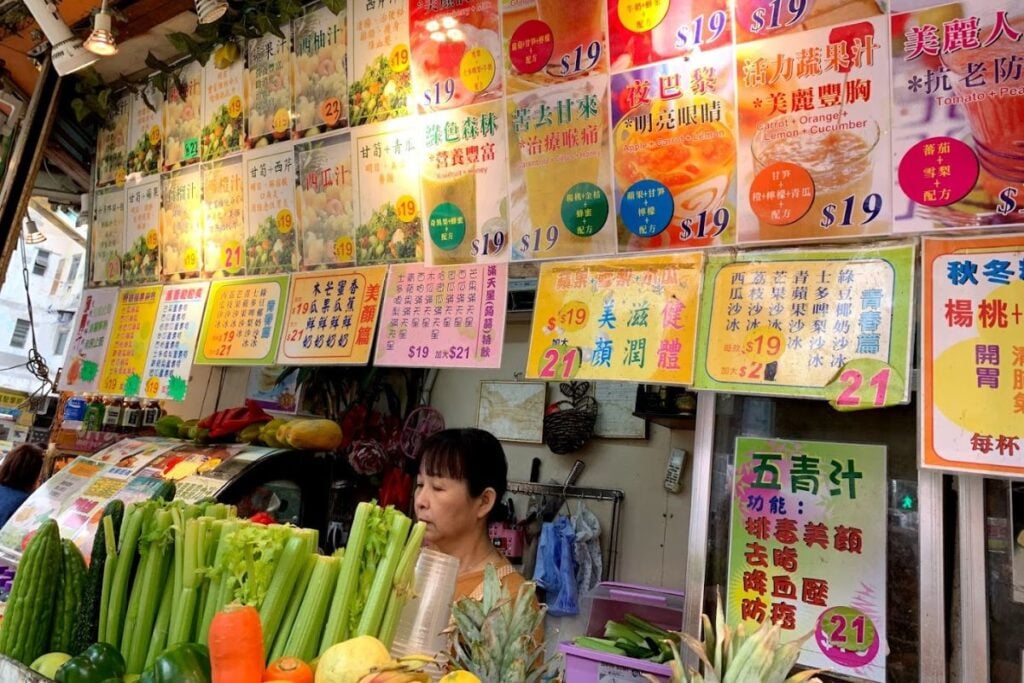 best smoothies and fresh juice in Hong Kong Old Local Juice
