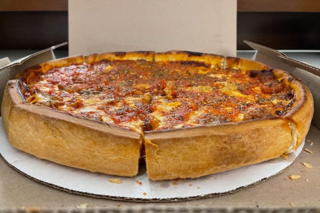types of pizza found worldwide Chicago deep dish pizza