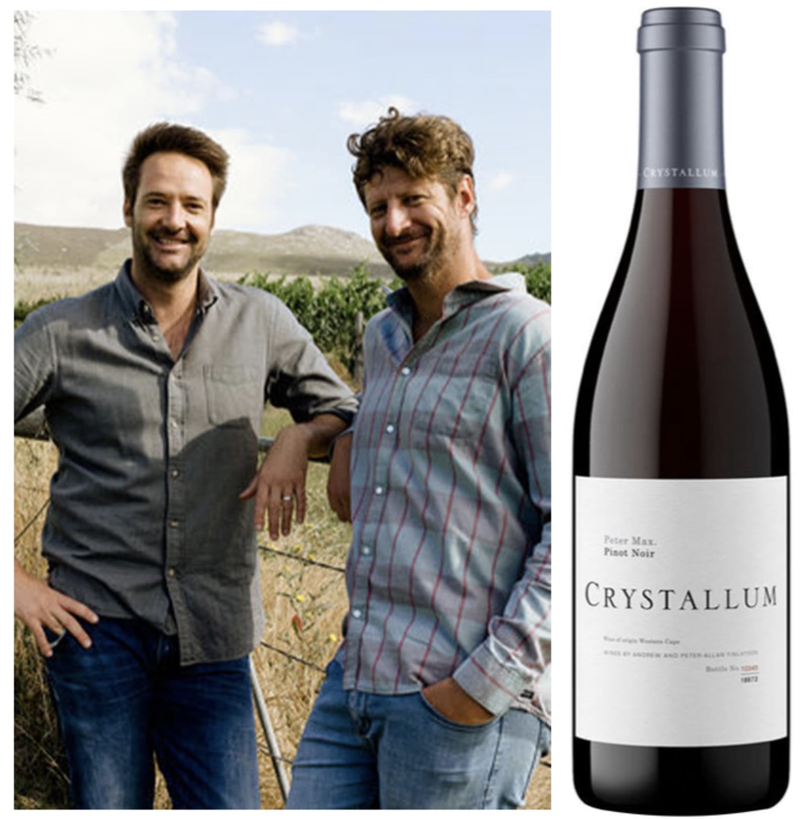 Winemakers behind South African wine Crystallum
